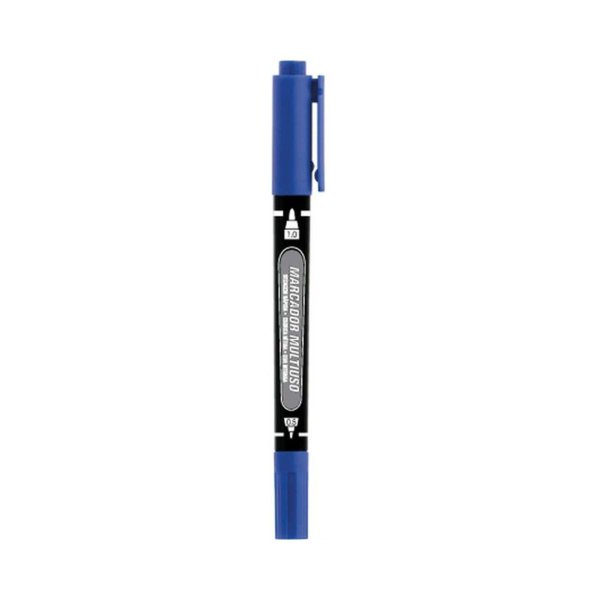 5893a marcador azul ponta dupla 1 0 0 5mm gramp line