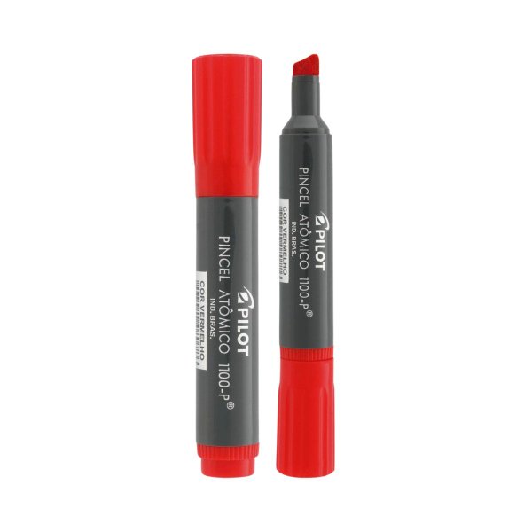 6300a marcador permanente atomico recarregavel vermelho pilot