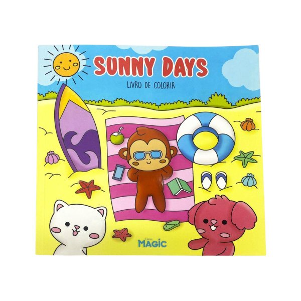 6934a livro de colorir comfy sunny days 48 paginas 180g magic kids