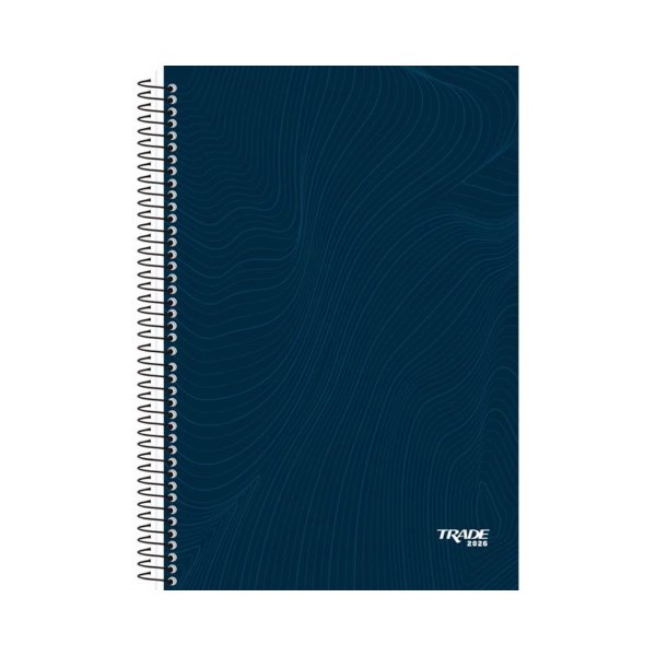 6574a agenda 2025 trade capa dura espiral 192 folhas 138x206mm cores sortidas animativa
